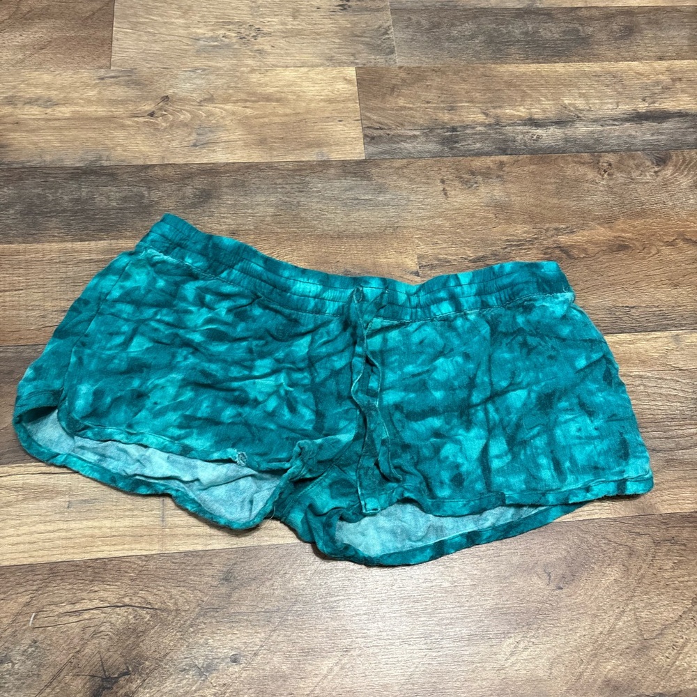 Hurley Teal Tie-Dye Women's Shorts